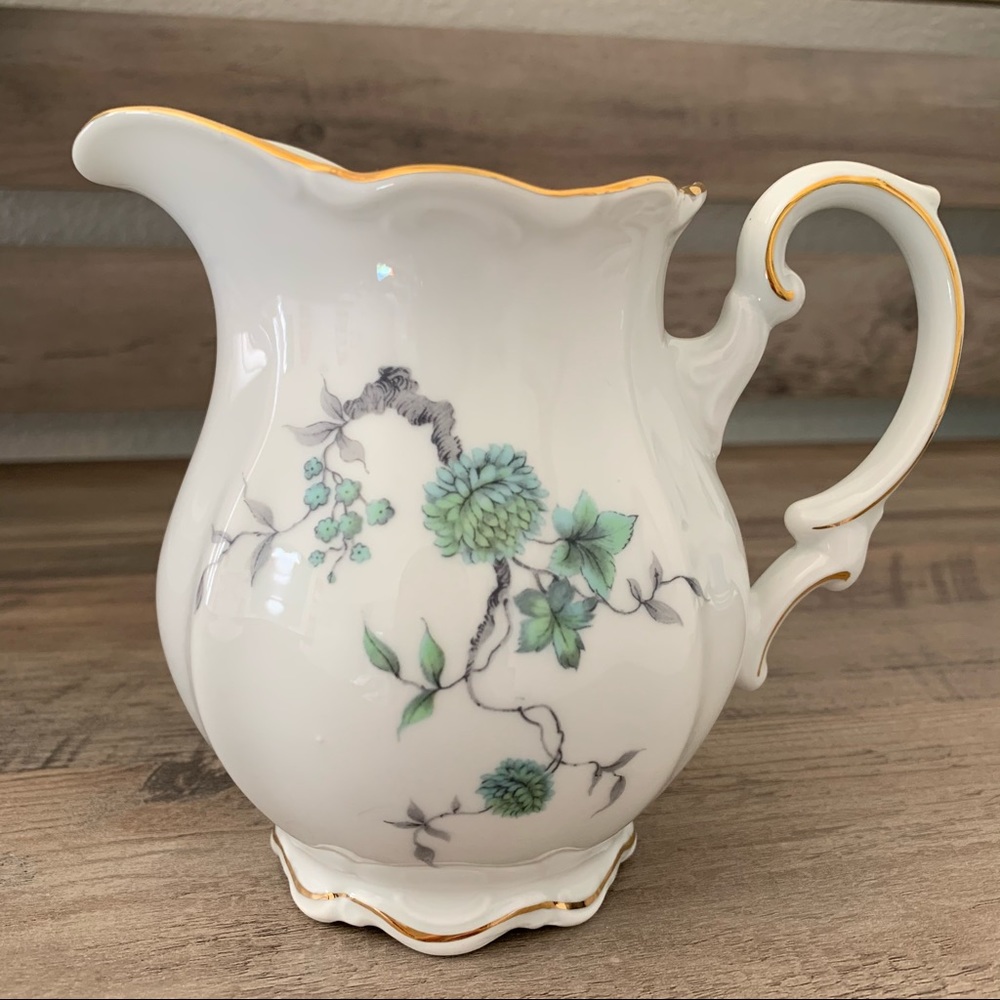 Mitterteich Bavaria “Green Ming” Creamer